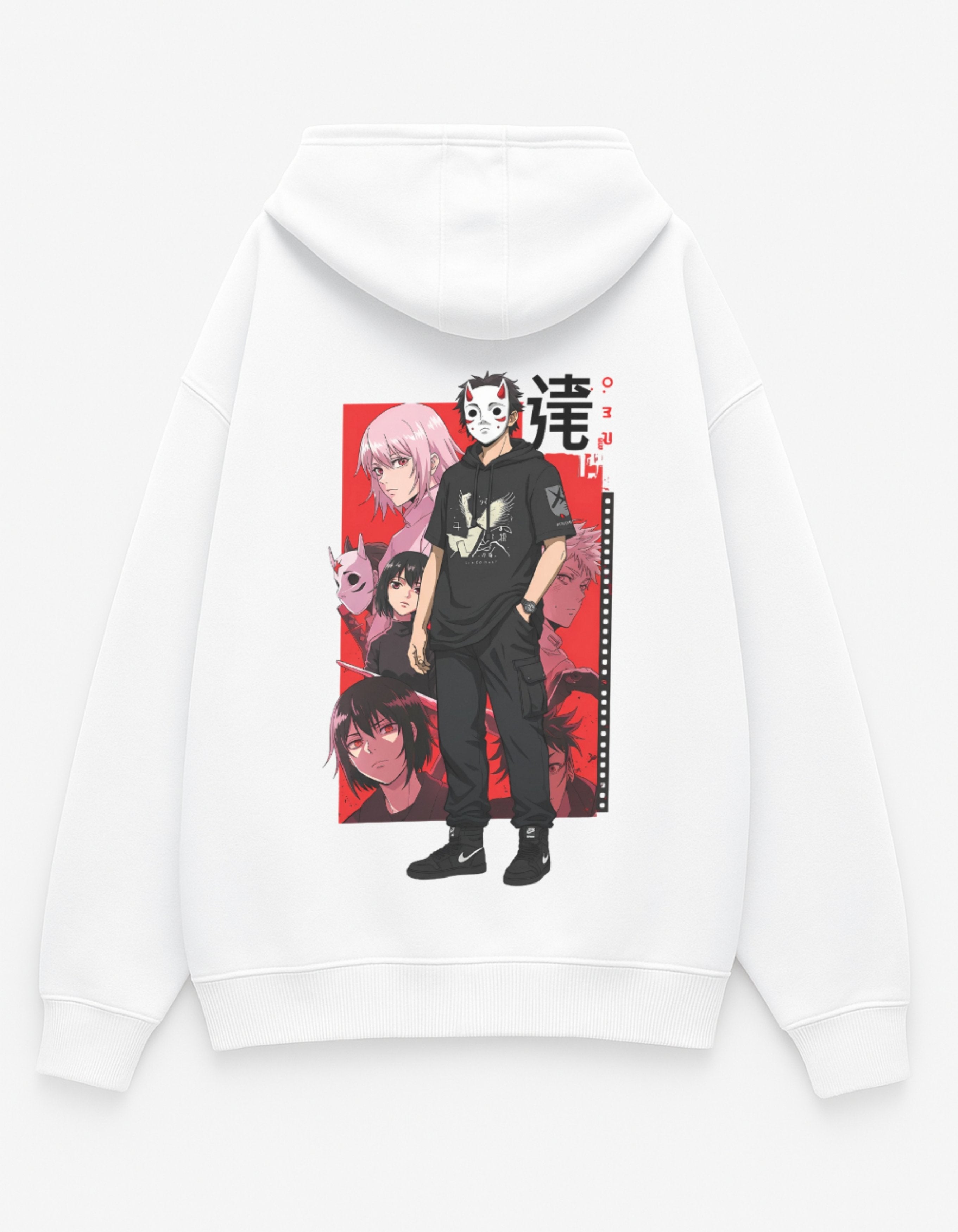 Masked Rebels Oversized Hoodie