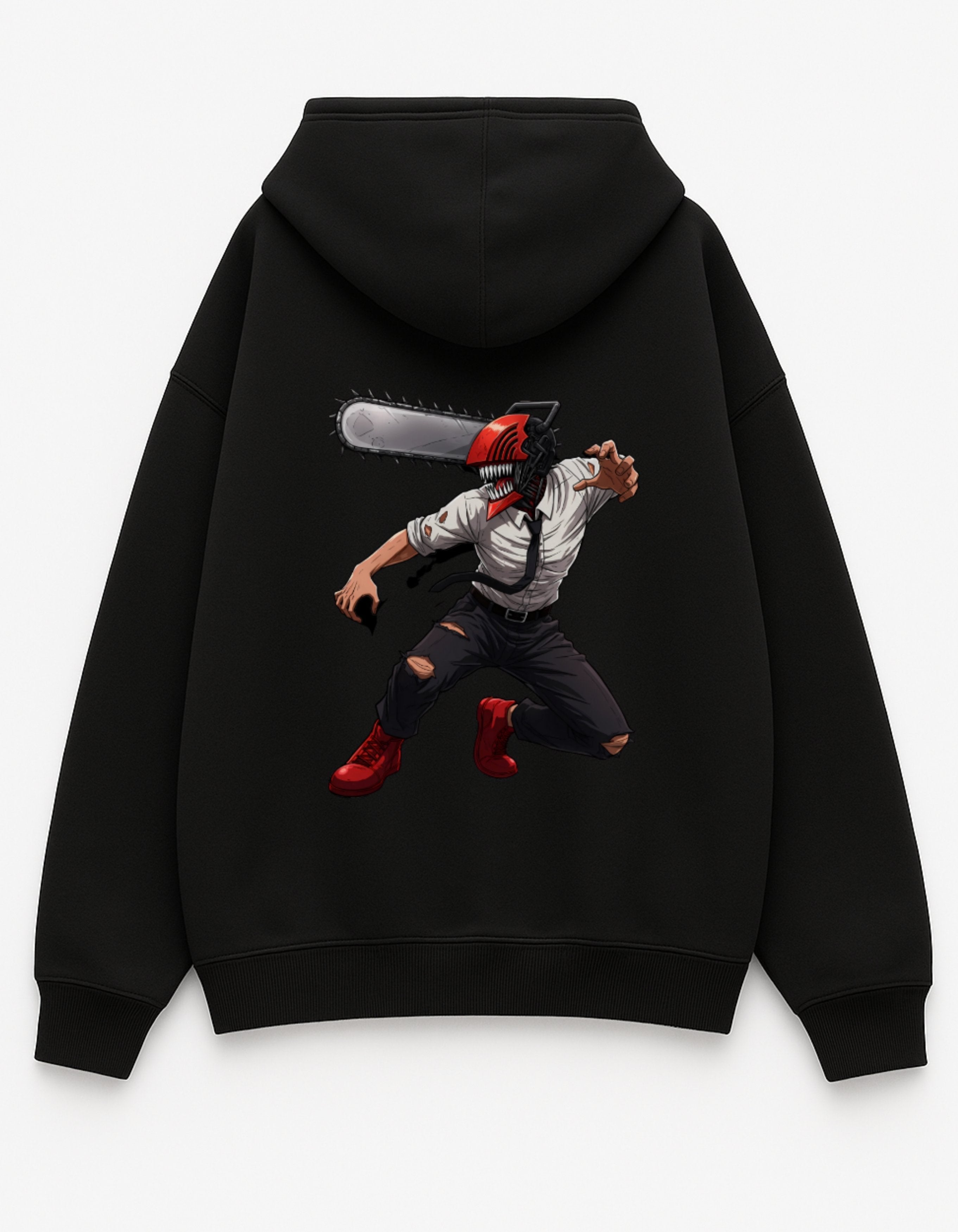Chainsaw Fighter Oversized Hoodie