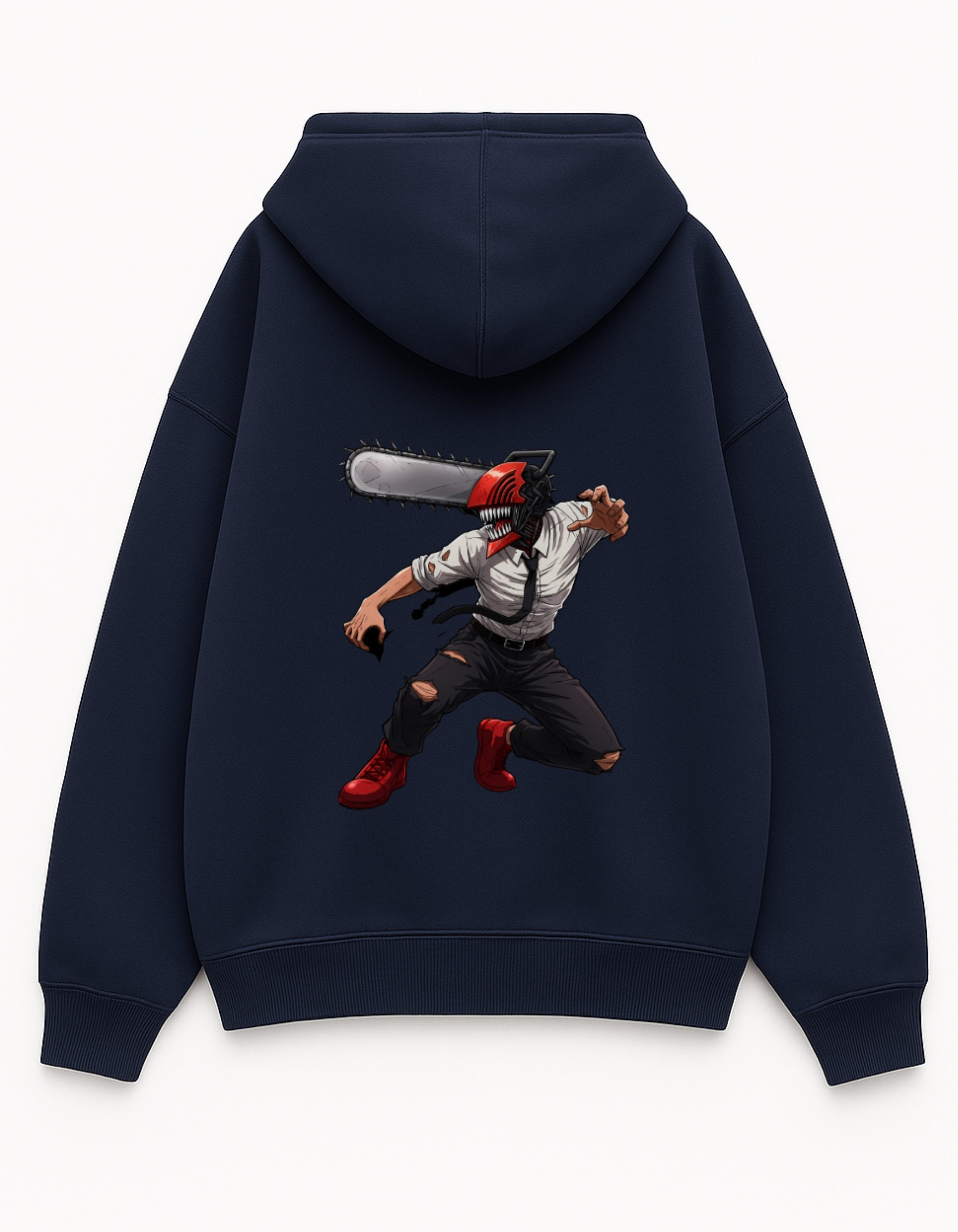 Chainsaw Fighter Oversized Hoodie