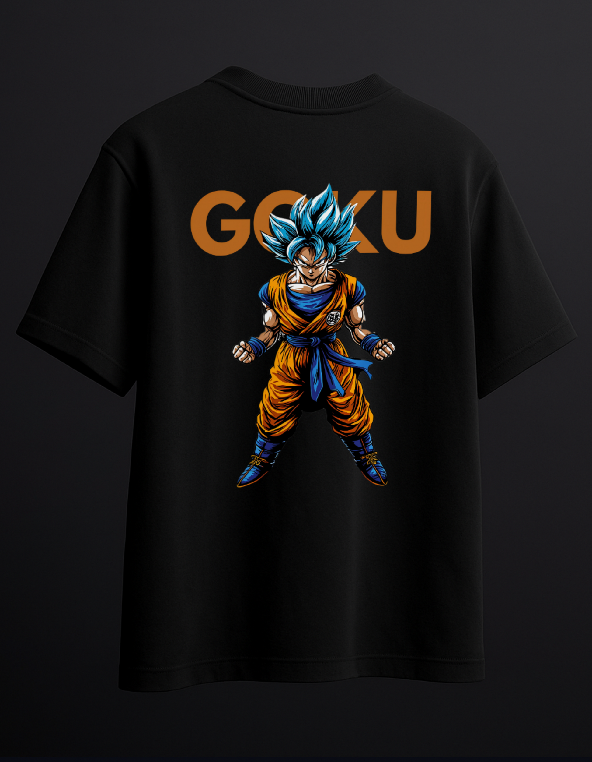Goku Super Saiyan Black Oversized Tee