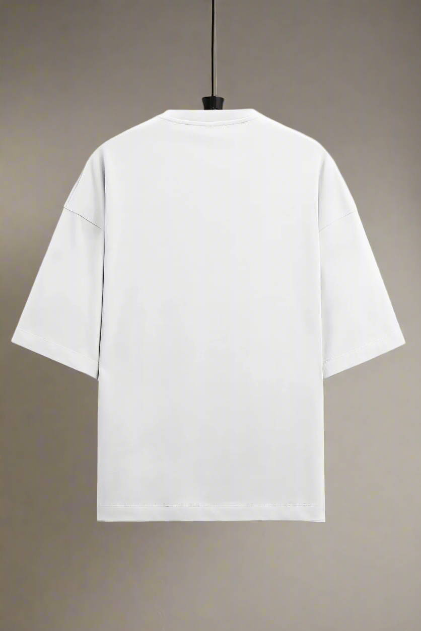 Terry Oversized T-Shirt with Girl Focused Design – Empowering Style