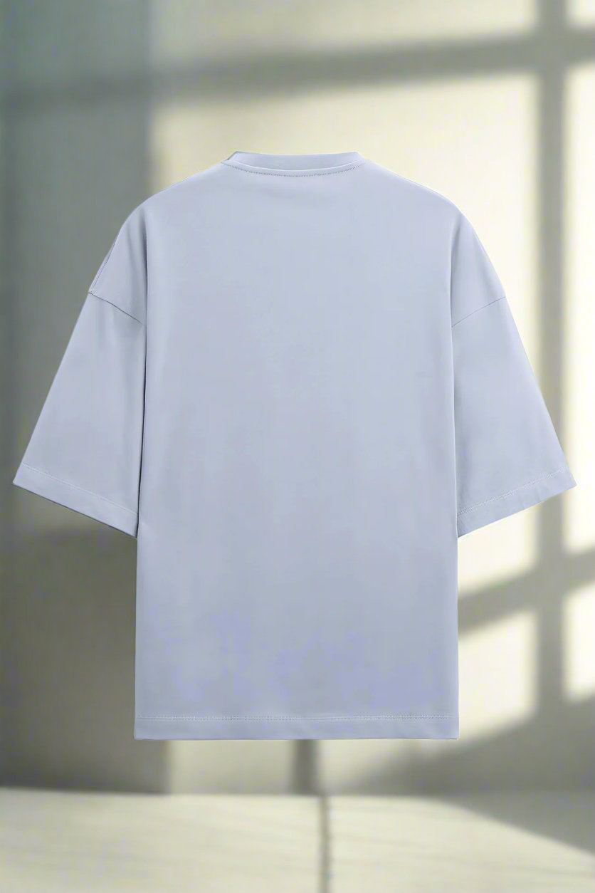 Terry Oversized T-Shirt with Girl Focused Design – Empowering Style