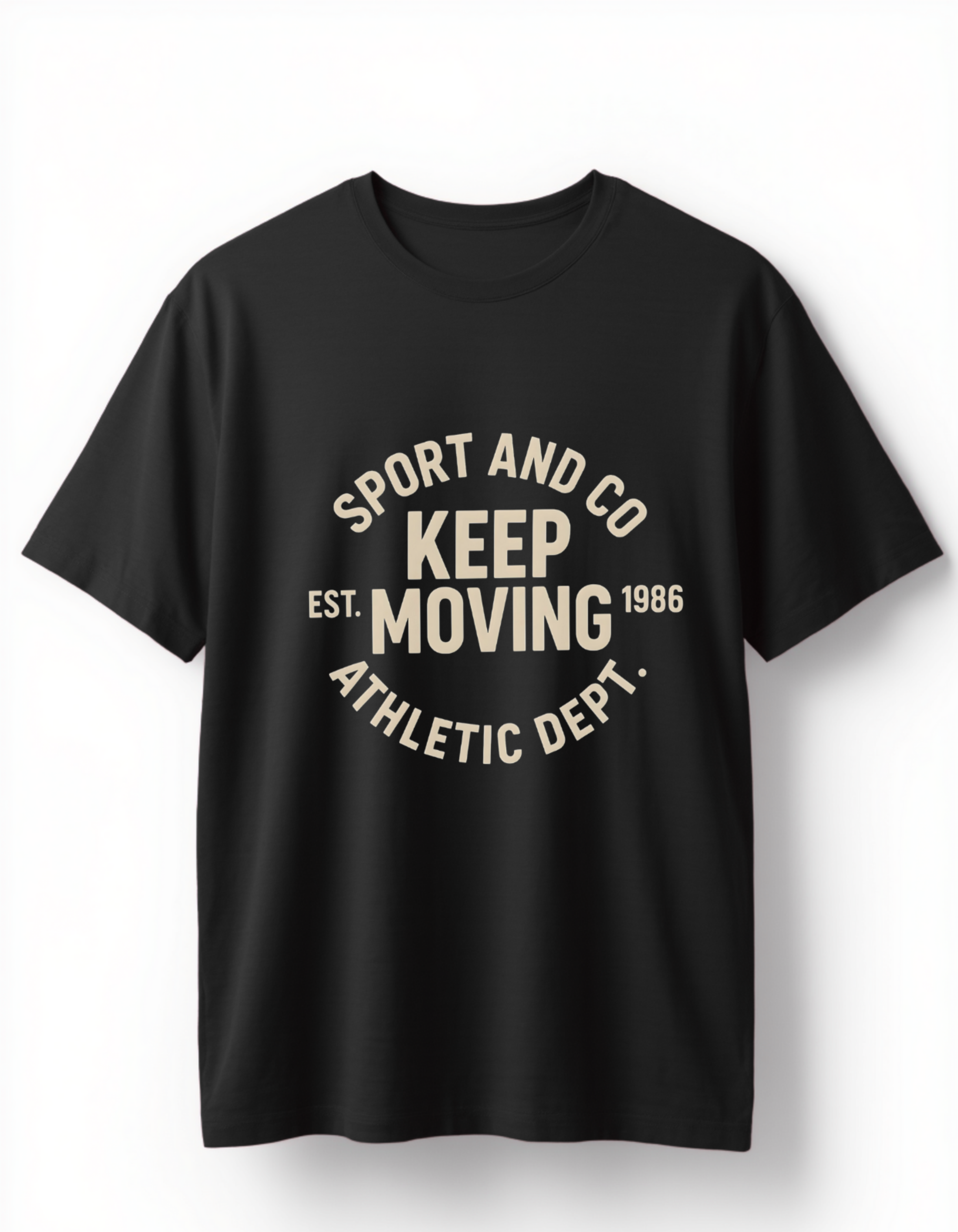Keep Moving Athletic Graphic Tee