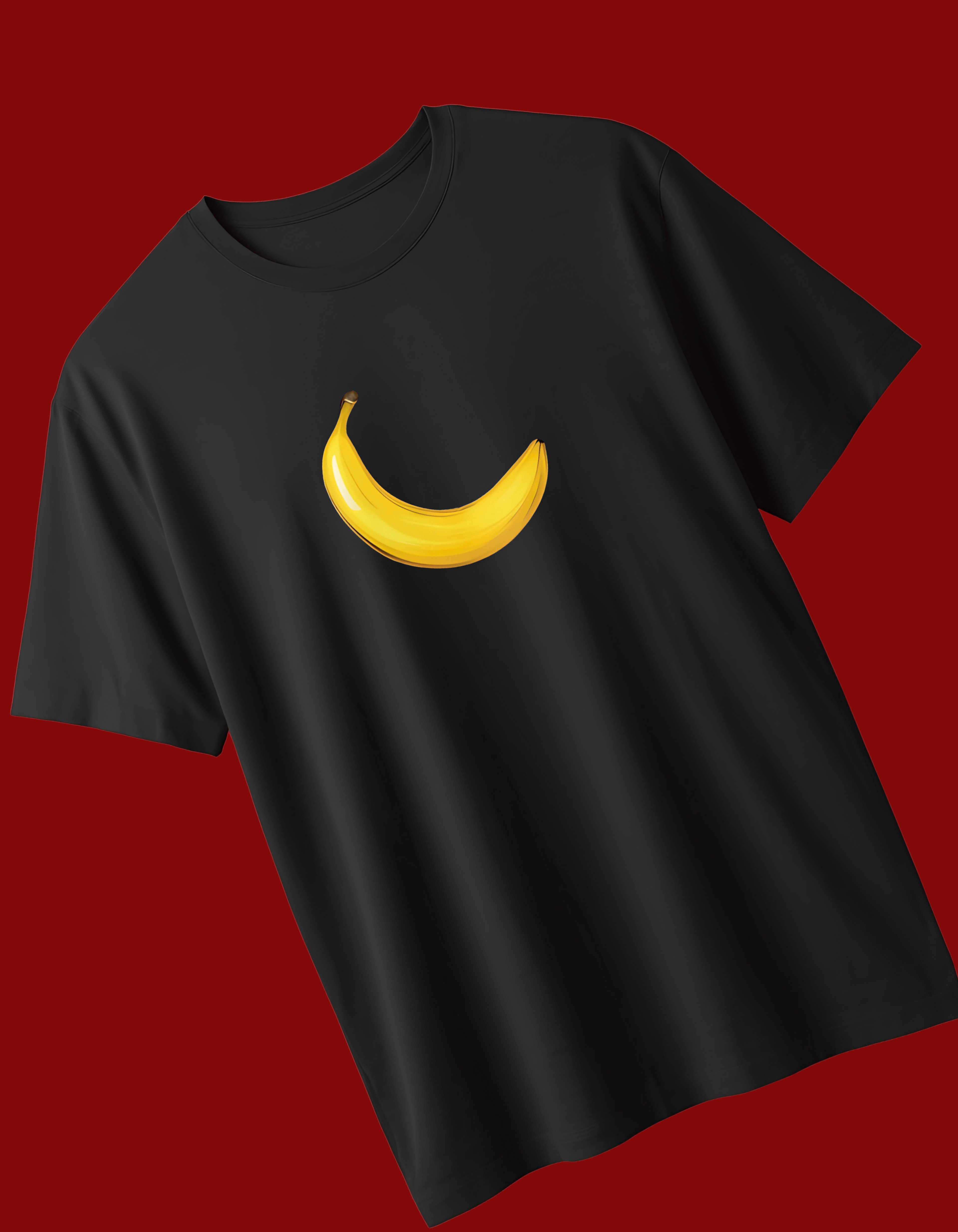 Banana Print Oversized T-Shirt