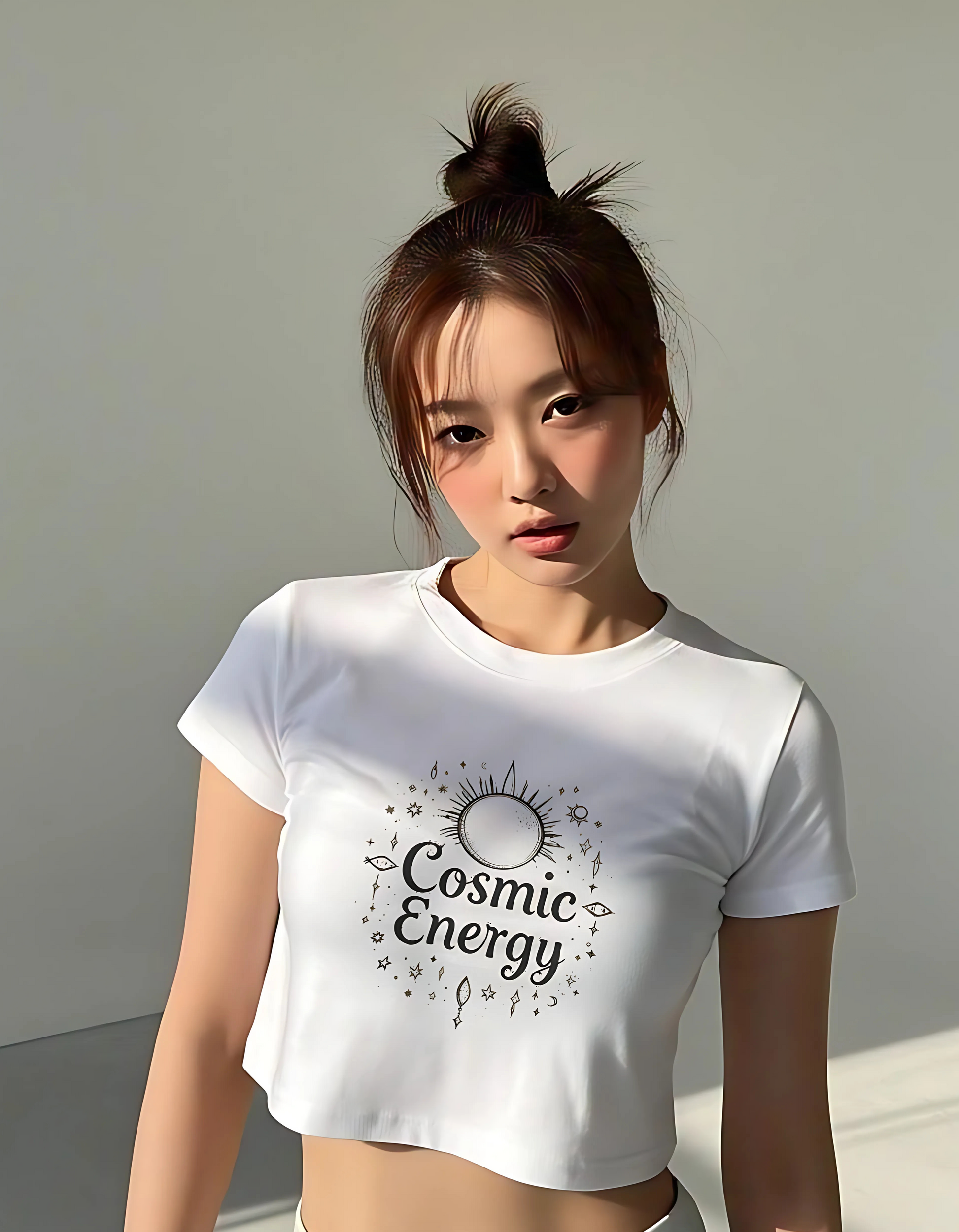 Cosmic Energy Printed Crop Top