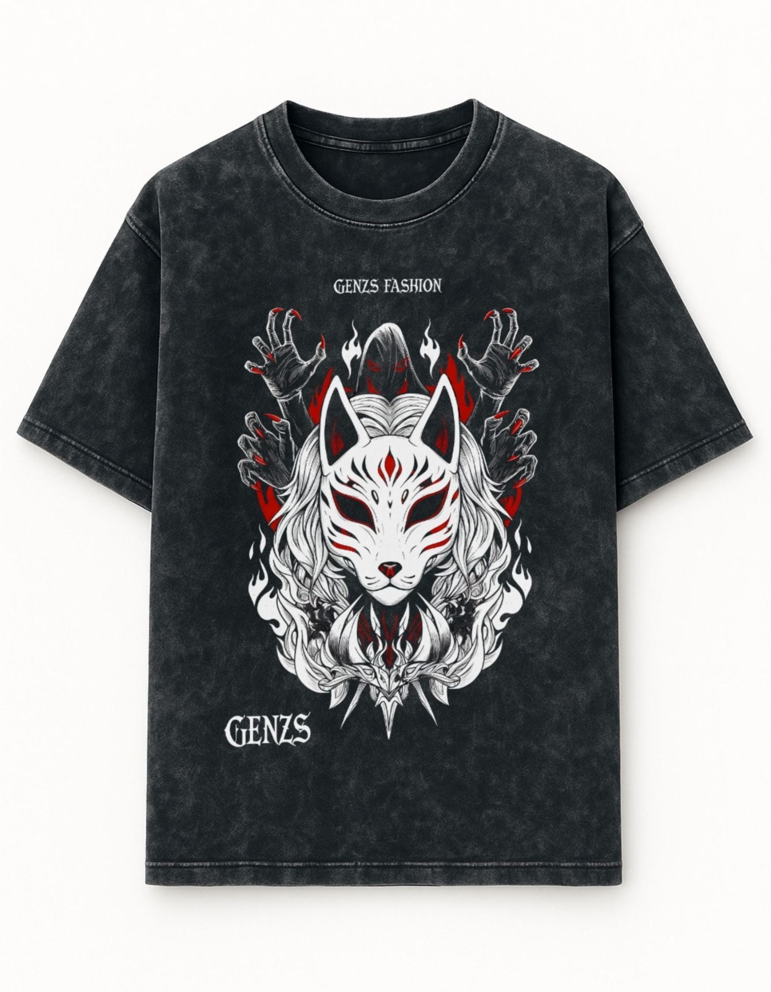 Kitsune Spirit Oversized T-Shirt