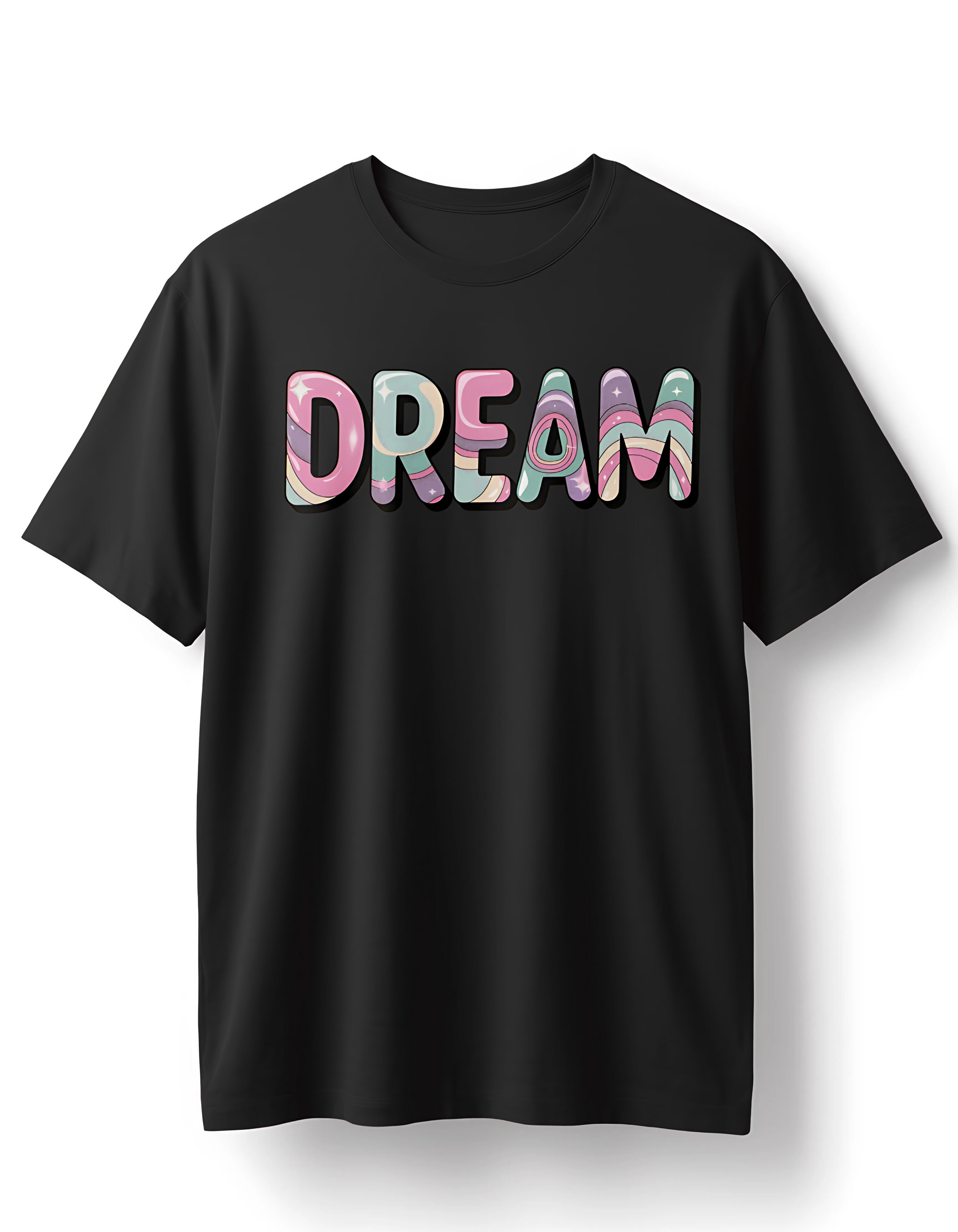Dream Graphic Rainbow Vinyl T-Shirt