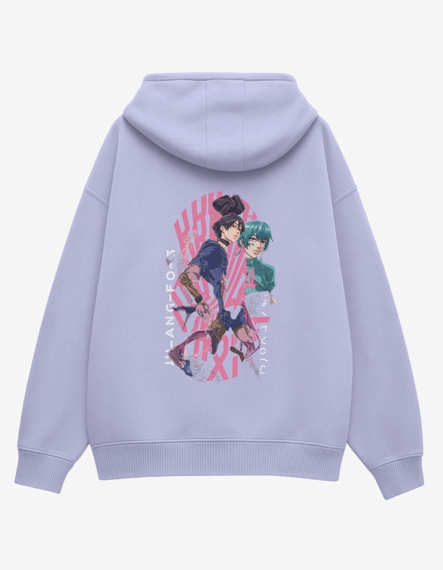 Anime Duo Oversized Hoodie