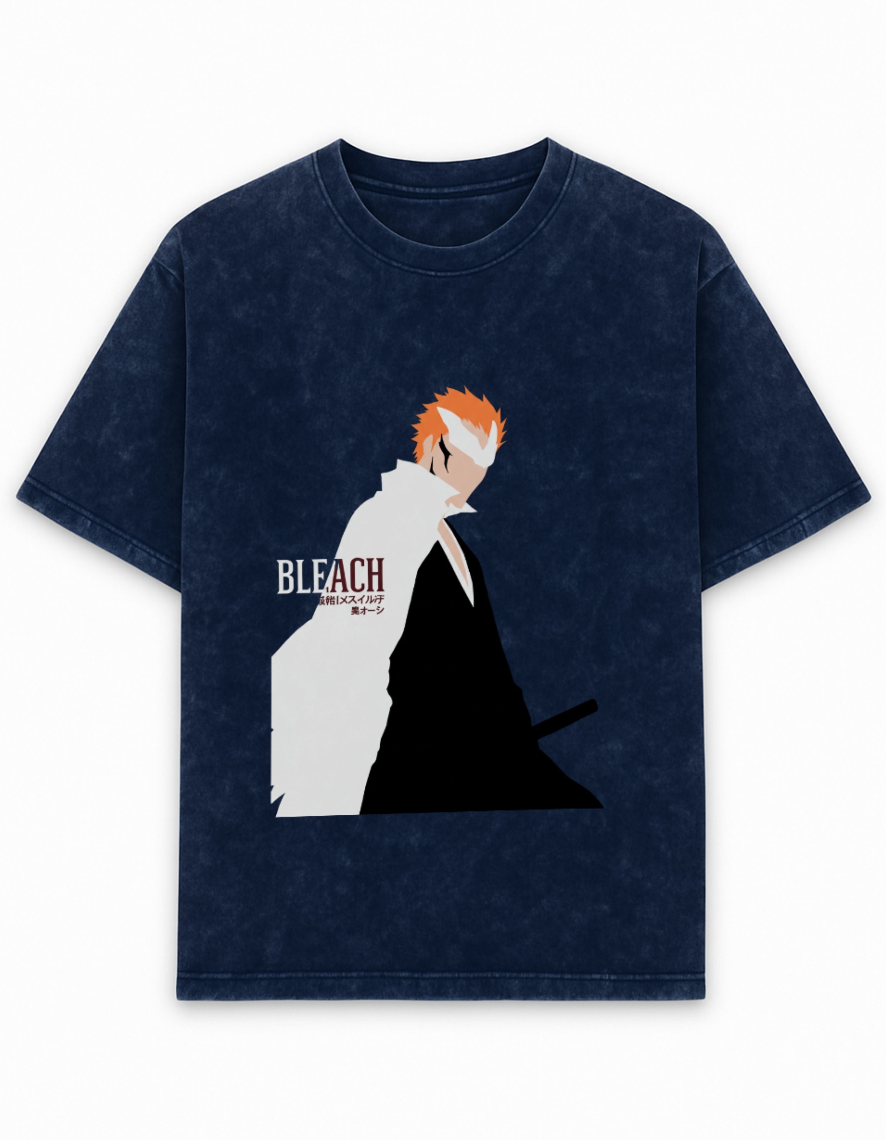 Soul Reaper Acid Wash Oversized Tee