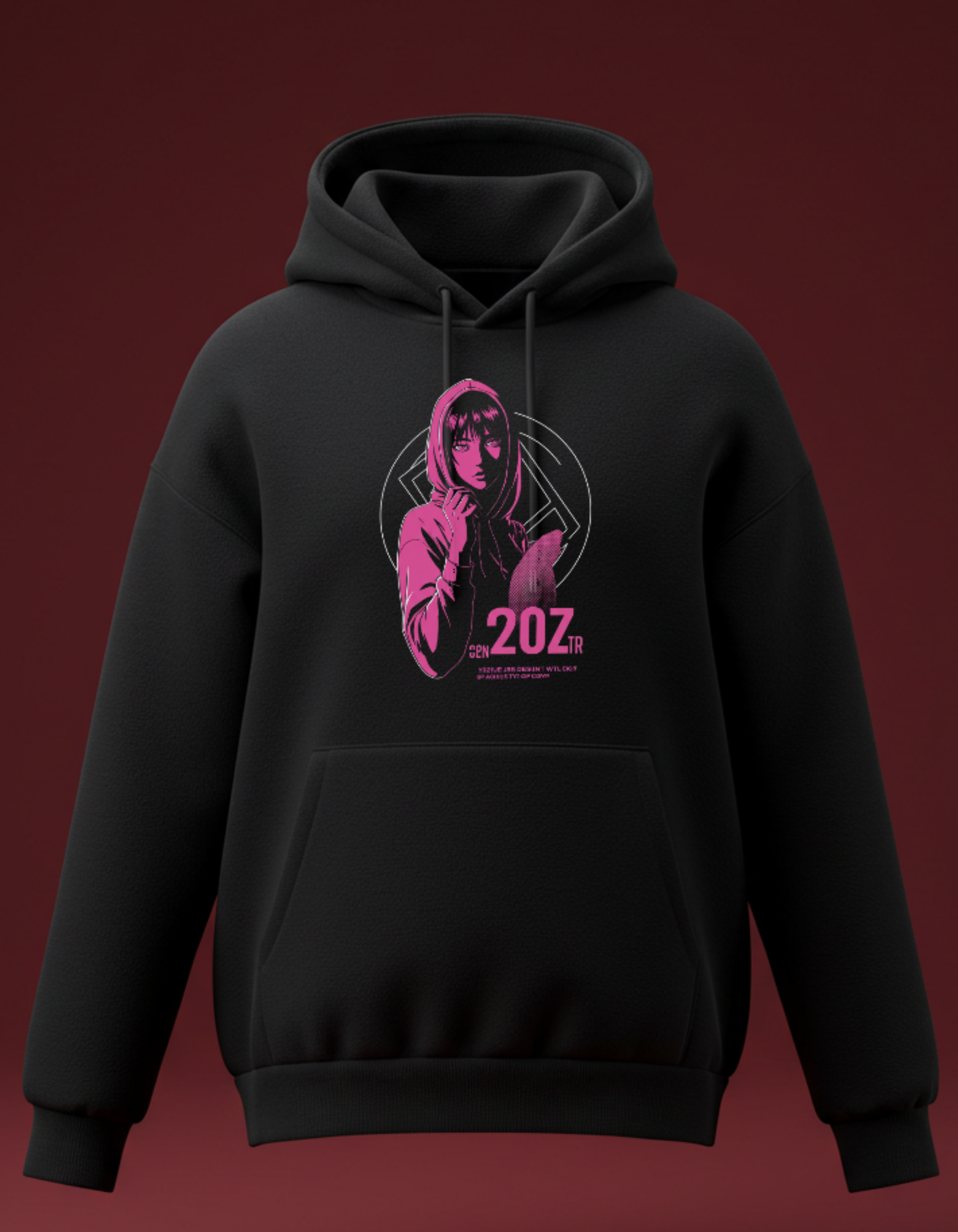 Neo Tokyo Girl Oversized Hoodie