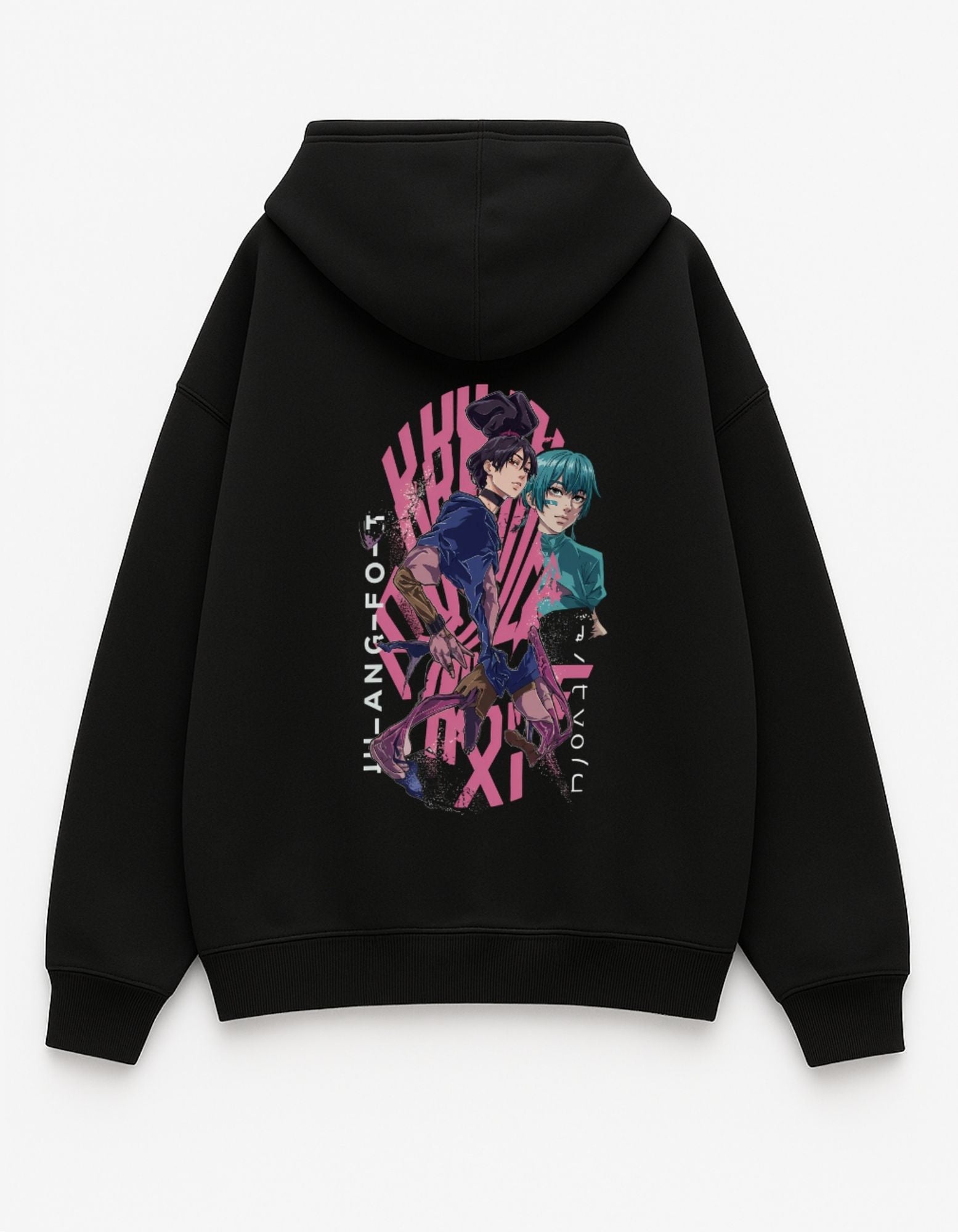 Anime Duo Oversized Hoodie