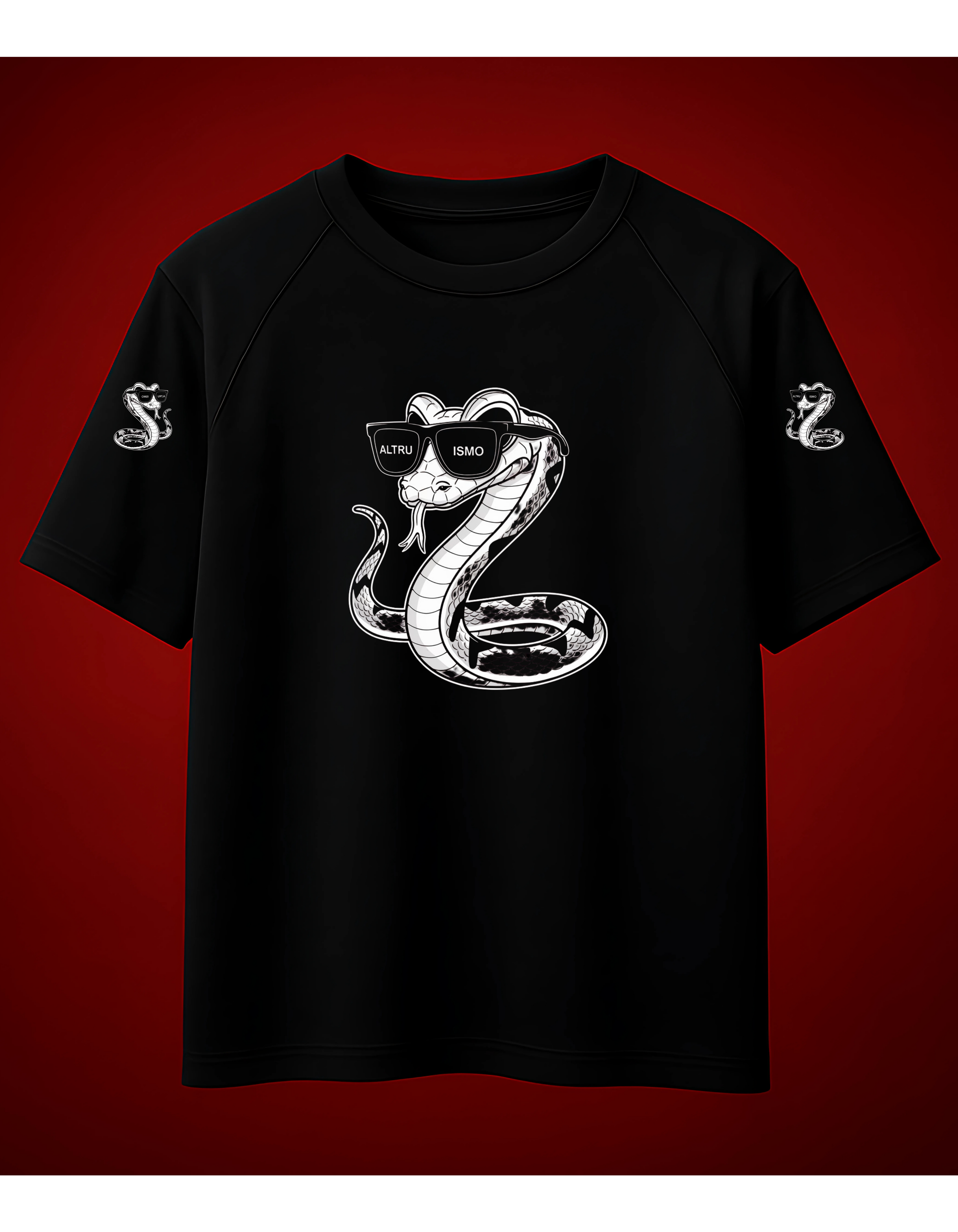 Snake Graphic Oversized T-Shirt