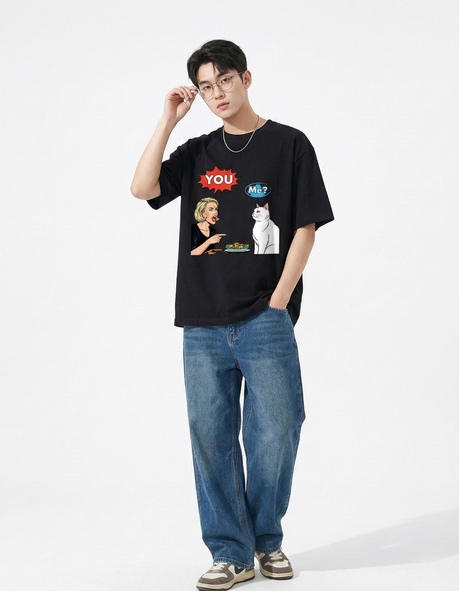 You vs Me Oversized Tee