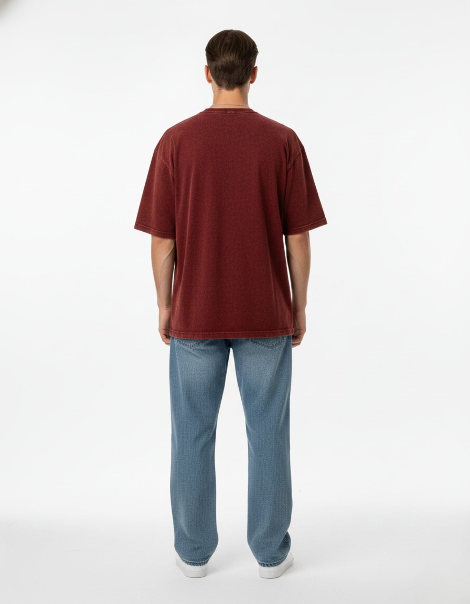 Anime Warrior Acid Wash Oversized Tee