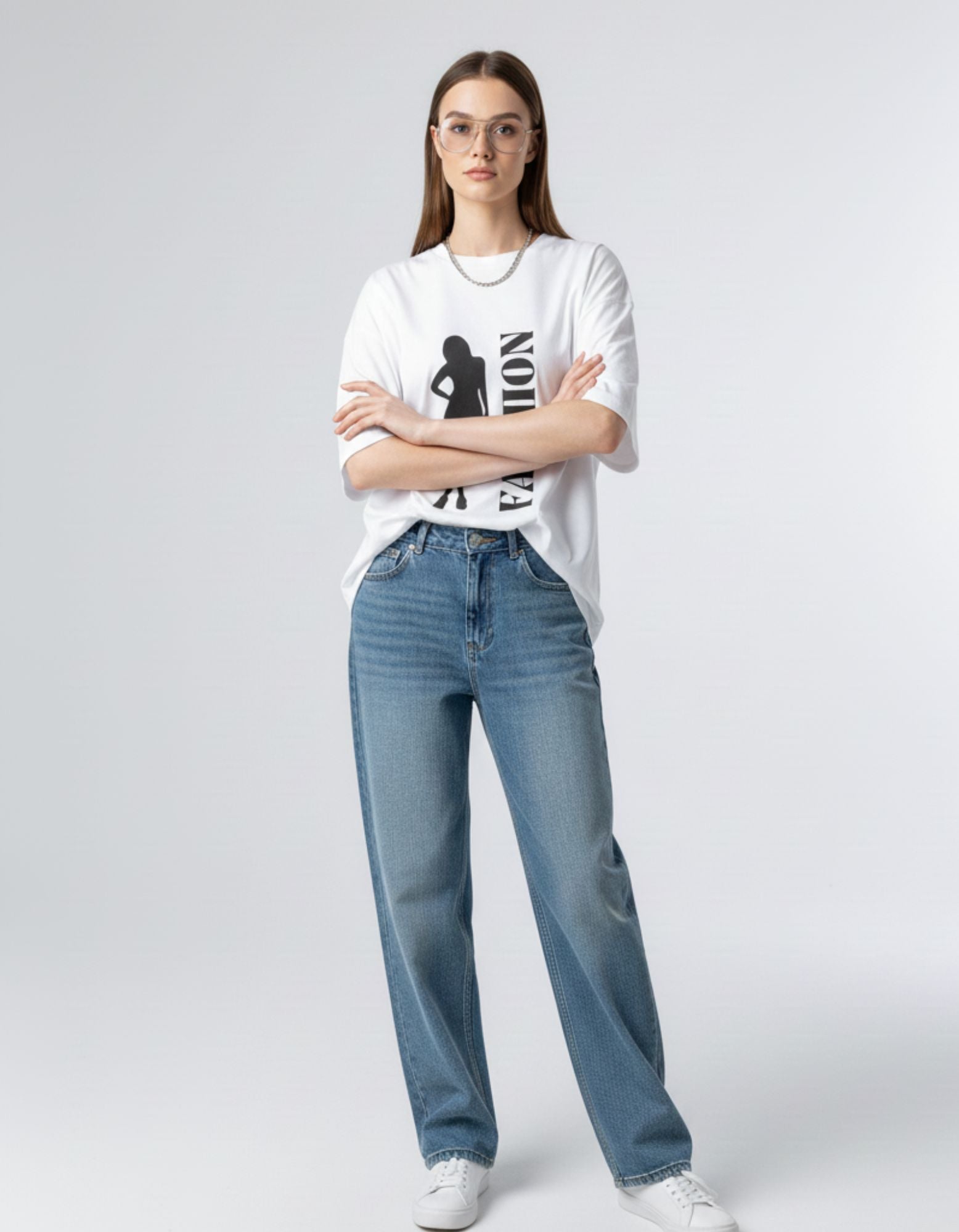 FASHION Silhouette Oversized T-Shirt
