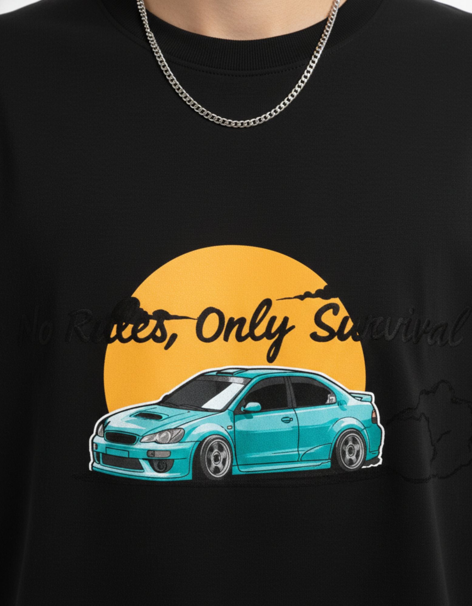 No Rules Only Survive Terry T-shirt – Bold Drift Style
