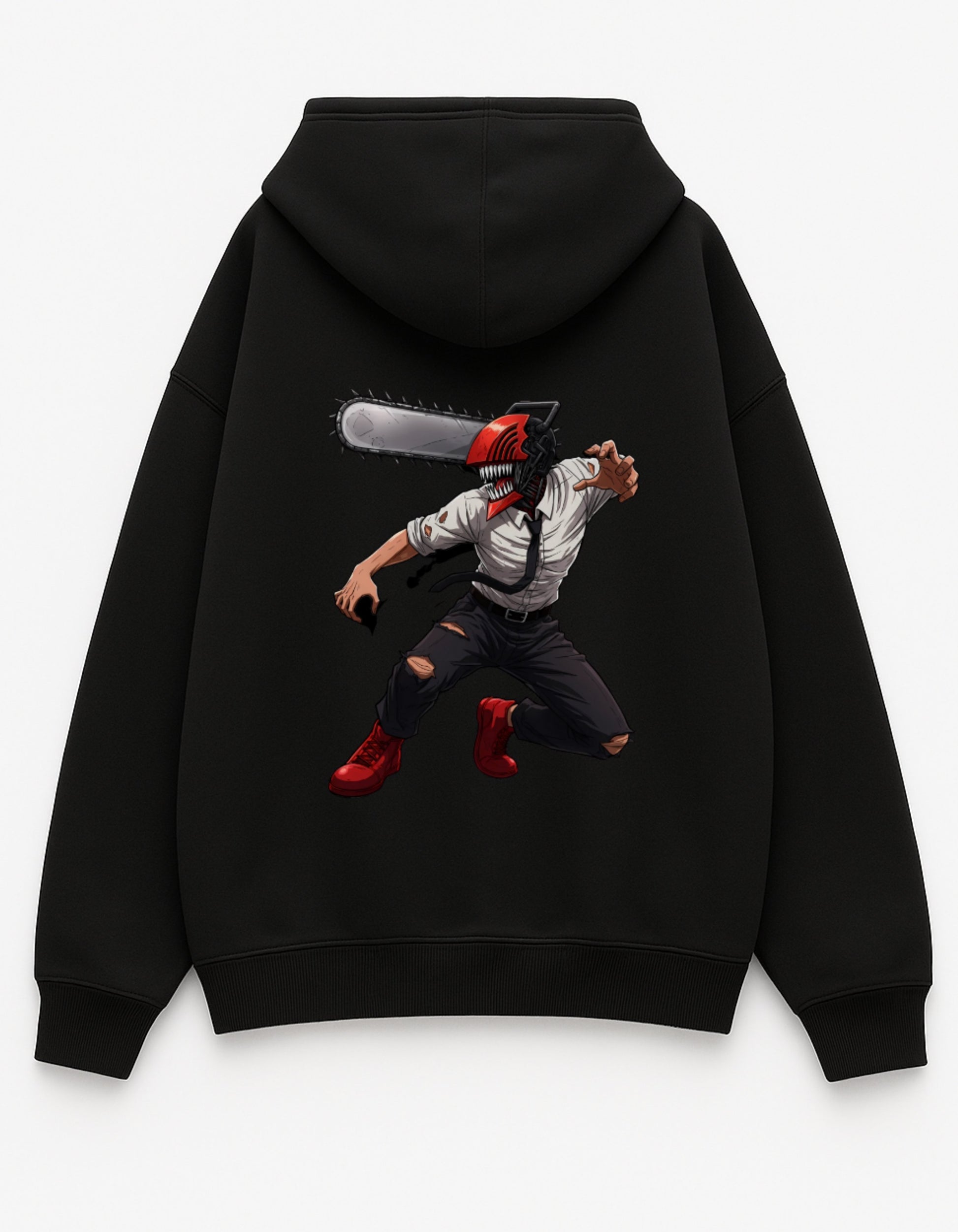 Chainsaw Fighter Oversized Hoodie