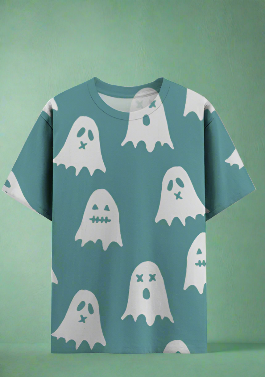 Ghost Printed T-Shirt