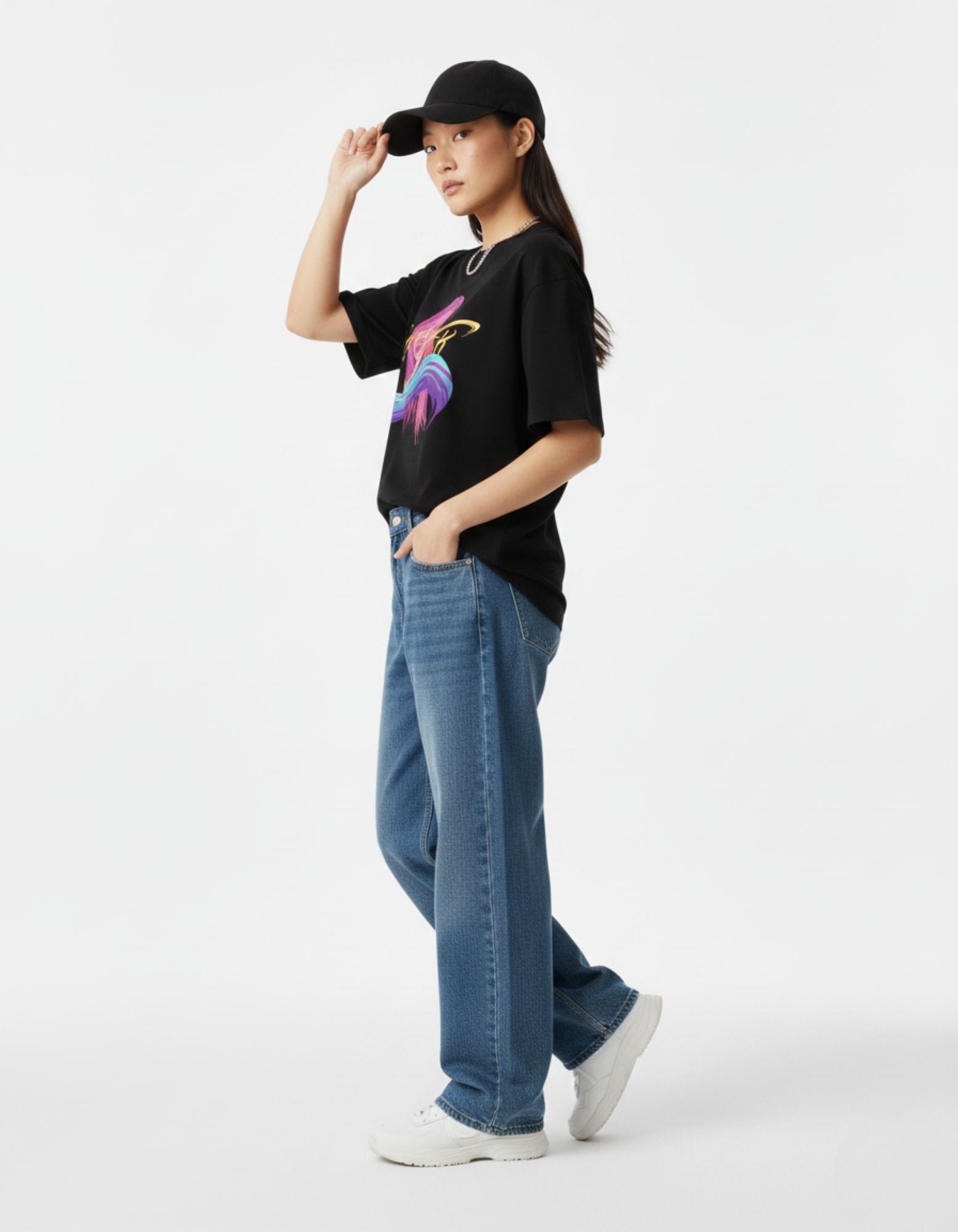 WHIRL Graphic Oversized Streetwear Tee