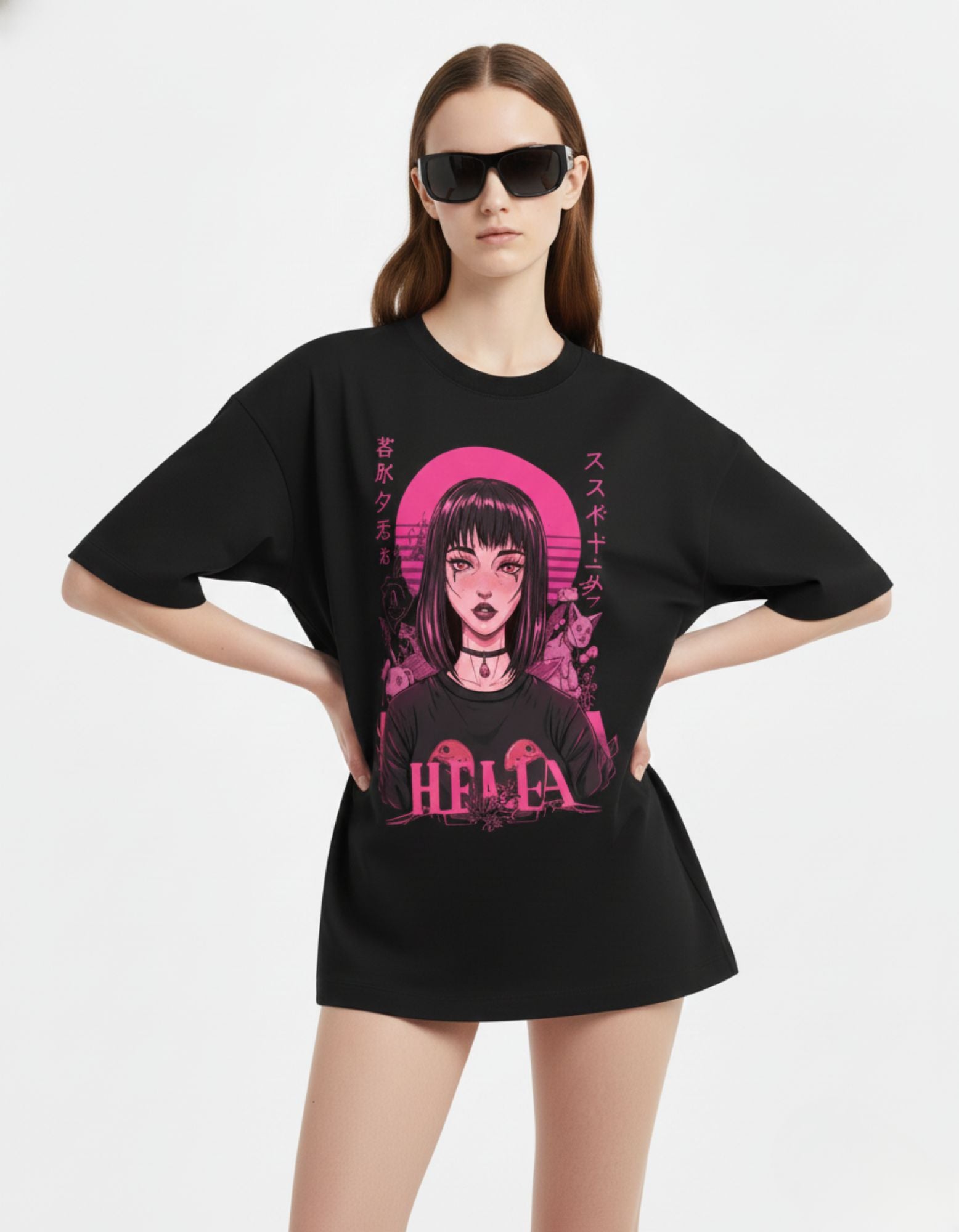 Hella Girl Oversized Streetwear T-Shirt