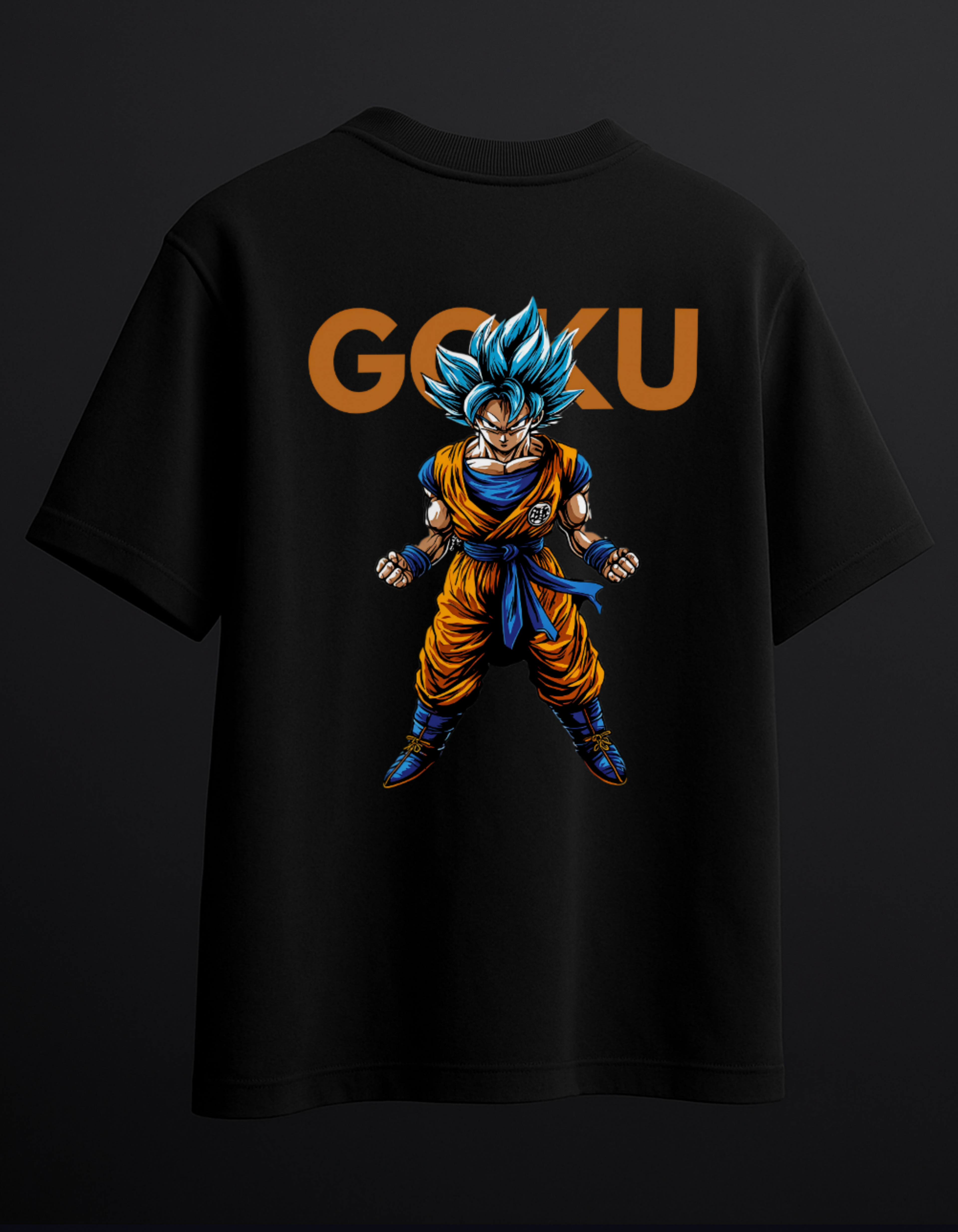 Goku Super Saiyan Black Oversized Tee