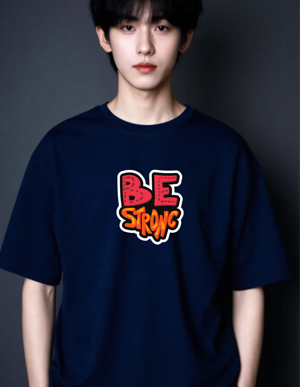 Be Strong Oversized Streetwear Tee