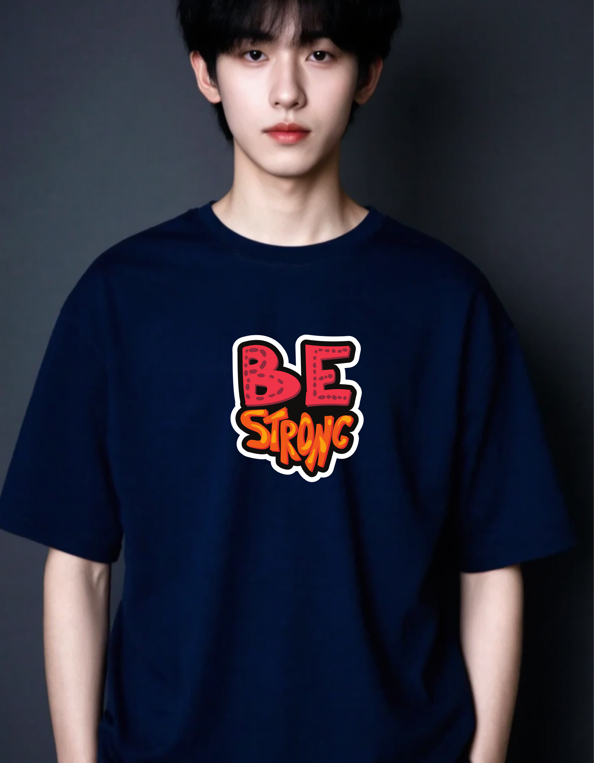 Be Strong Oversized Streetwear Tee
