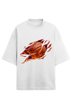 Score Big with the Flaming Basketball Terry T-Shirt
