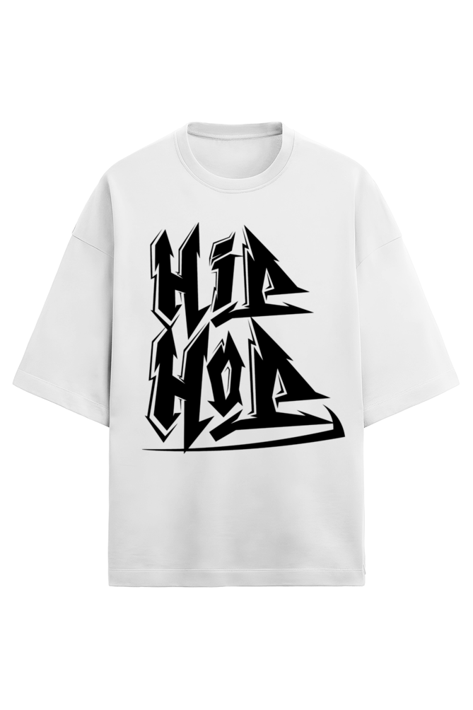 Hip-Hop Name Print Terry T-Shirt