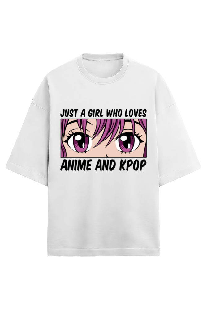 Just a Girl Who Loves K-Pop & Anime T-Shirt