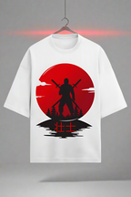 Samurai Sunset T-Shirt - Bold and Striking Design