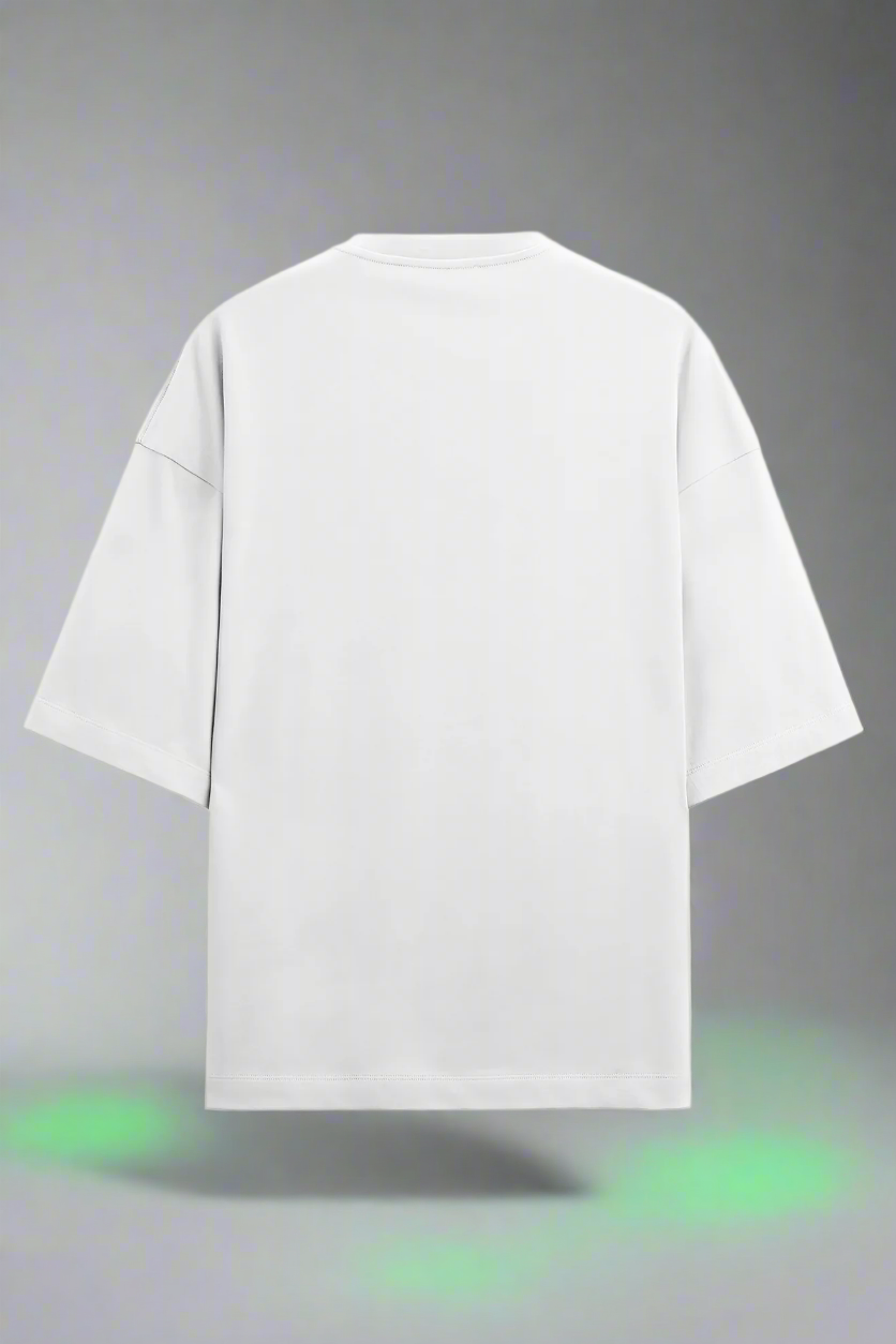 Terry Oversized T-Shirt with Lamborghini Print