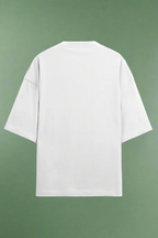 Terry Oversized T-Shirt with Samurai Print – Fierce & Powerful Design