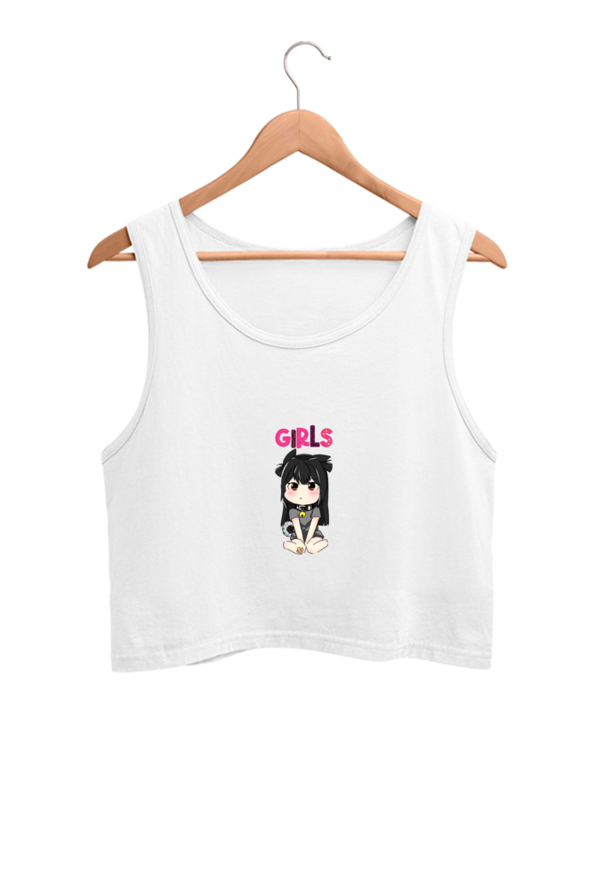 Girl Crop Tank – Confident, Bold Fashion