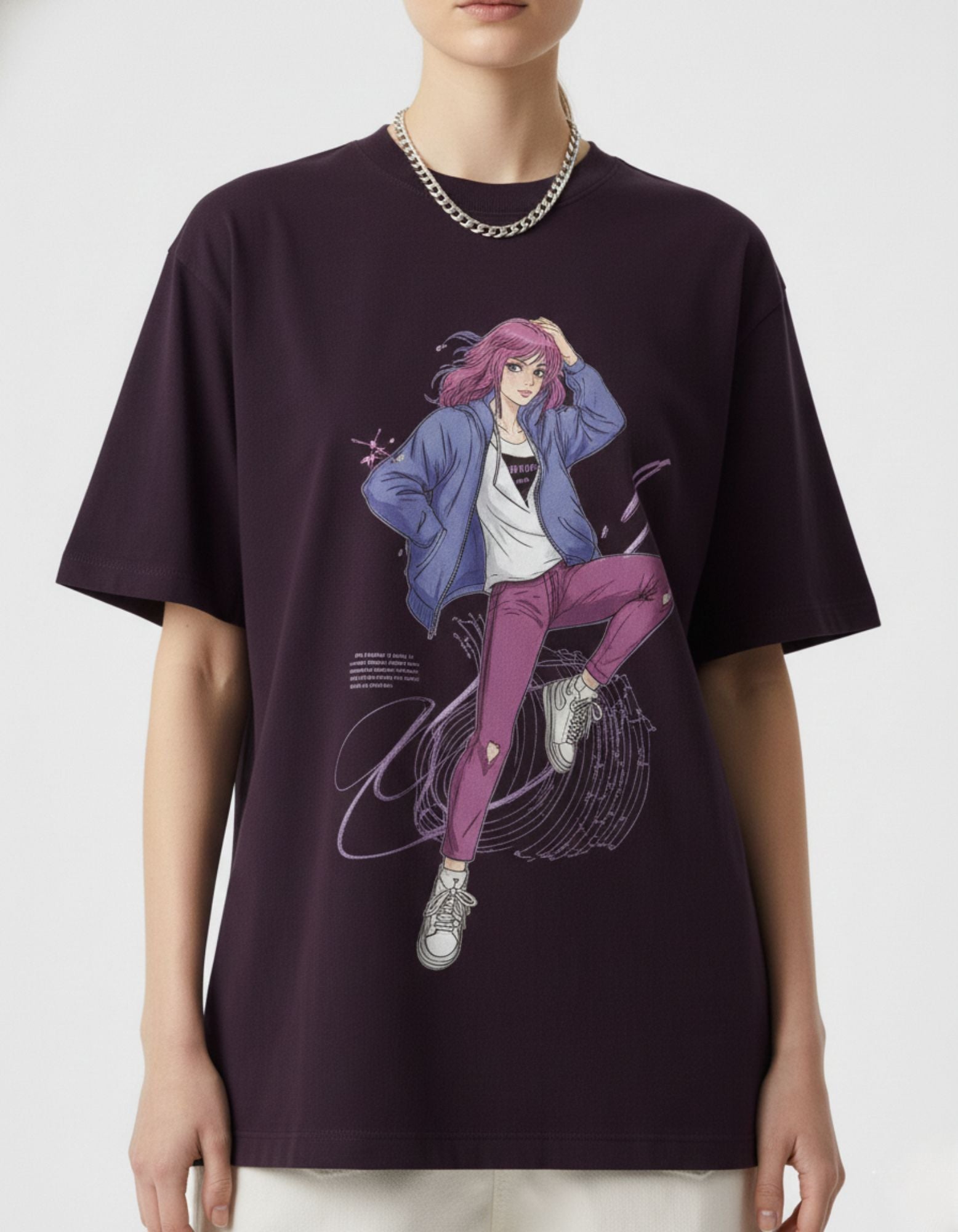 Oversized Anime Streetwear T-Shirt