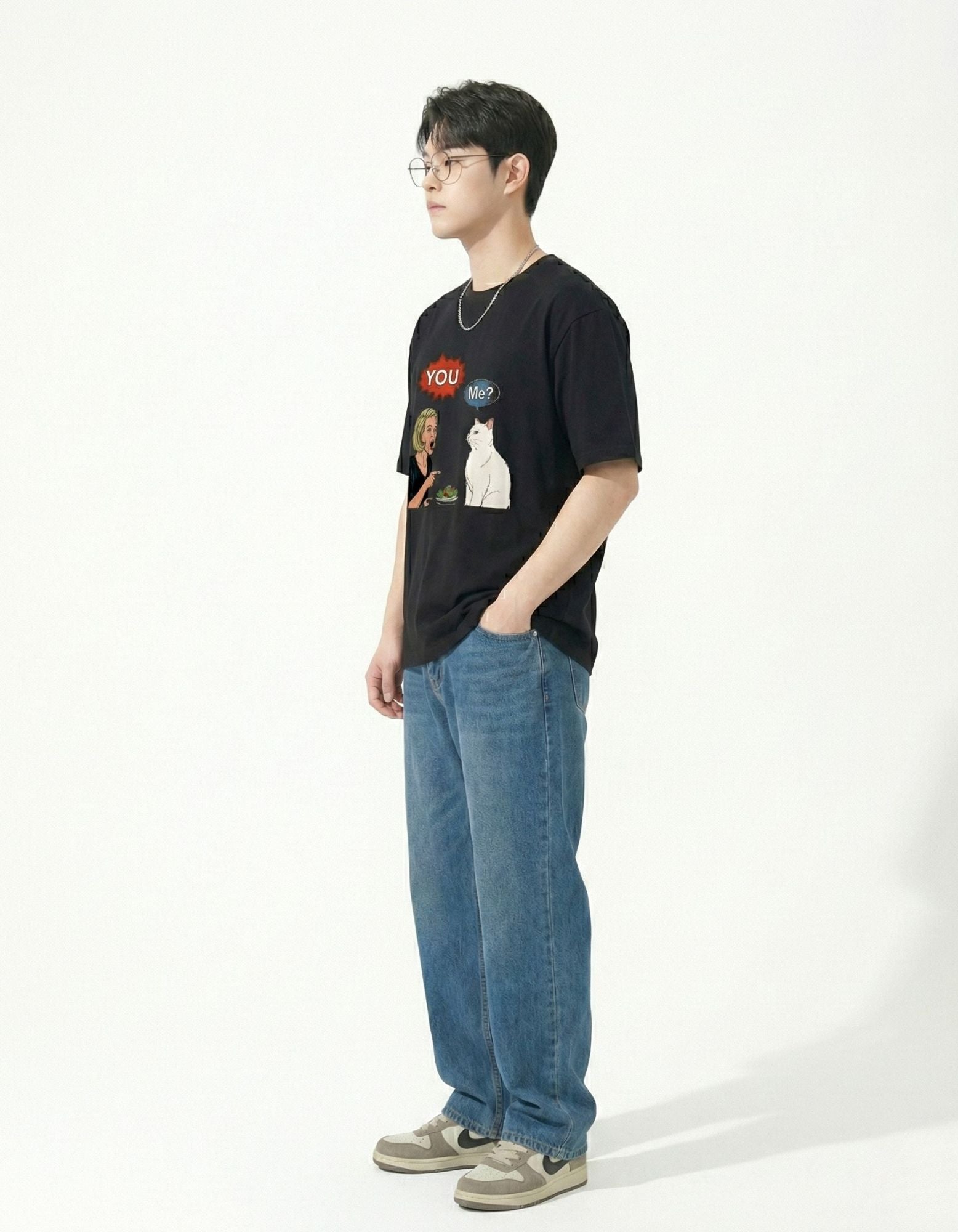 You vs Me Oversized Tee