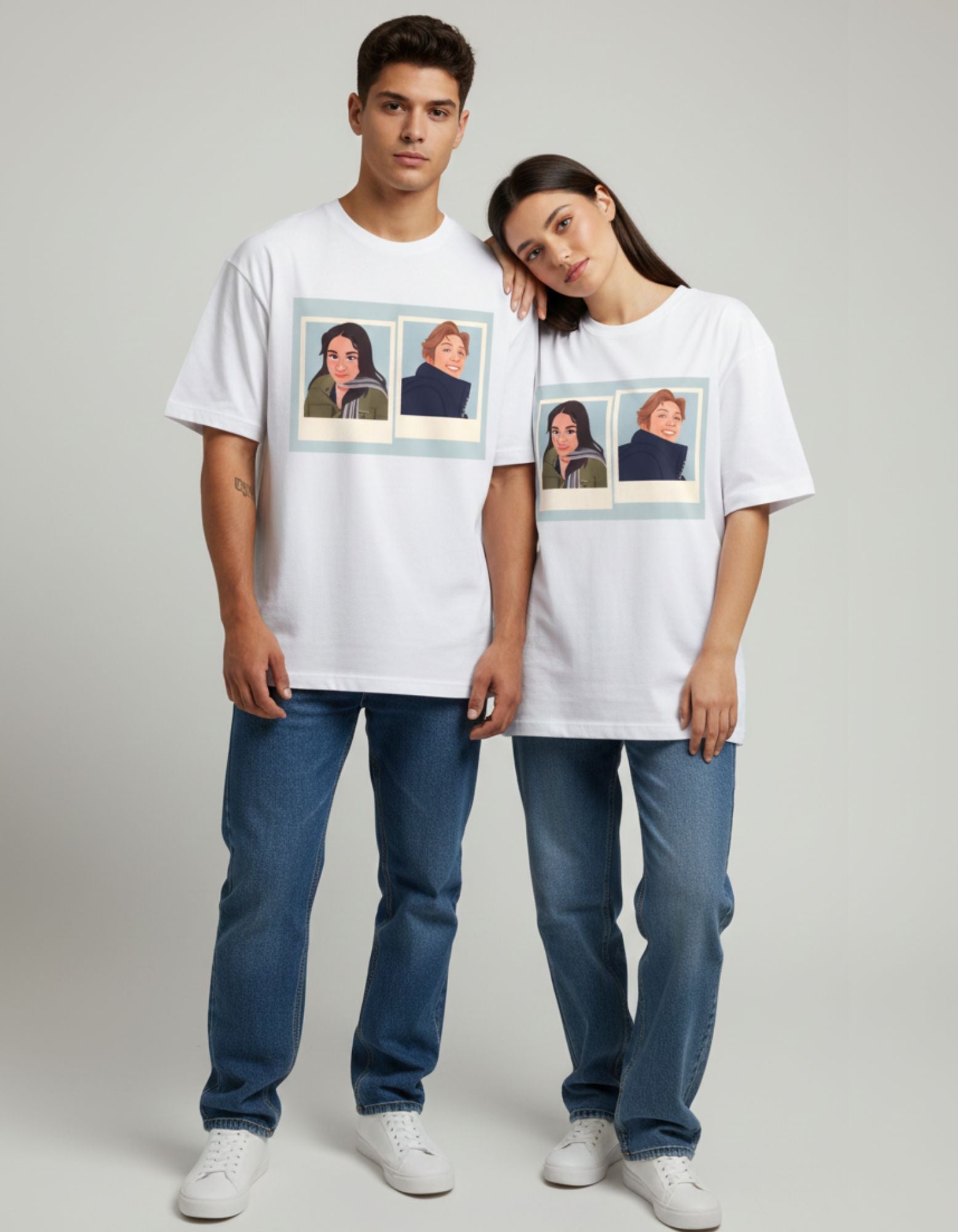 Capture Style with the Polaroid Portrait Terry T-Shirt