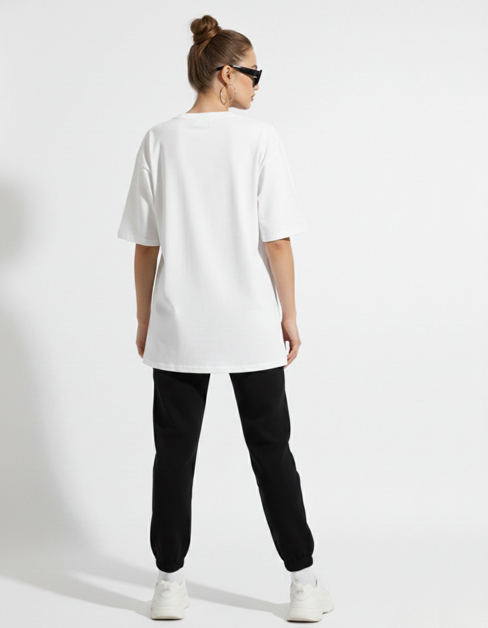 Terry Oversized T-Shirt with Los Angeles Print – Bold City Vibes