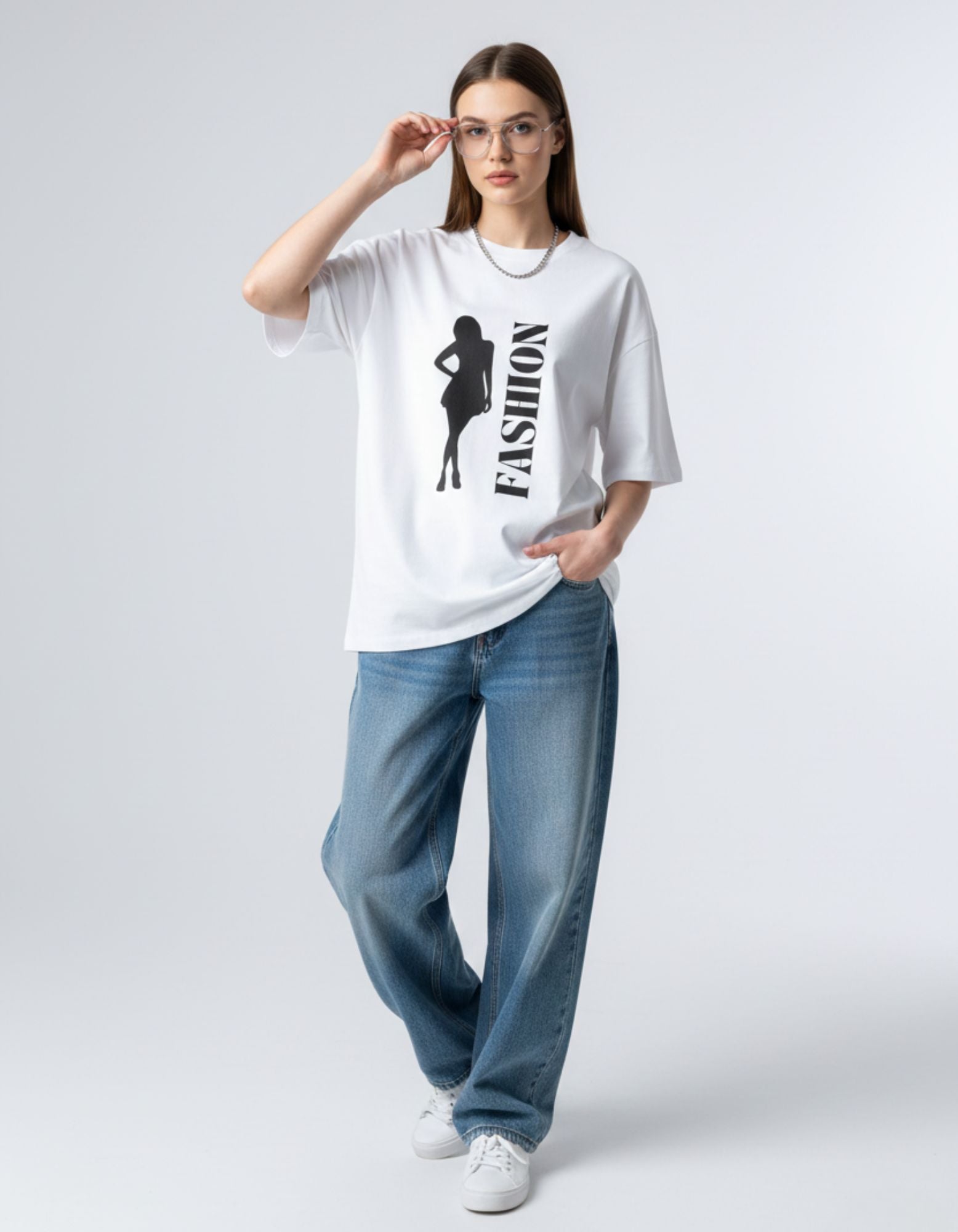 FASHION Silhouette Oversized T-Shirt