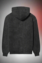 Acid Wash Hooded Sweatshirt