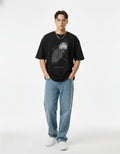 Glitchcore Anime Oversized T-Shirt