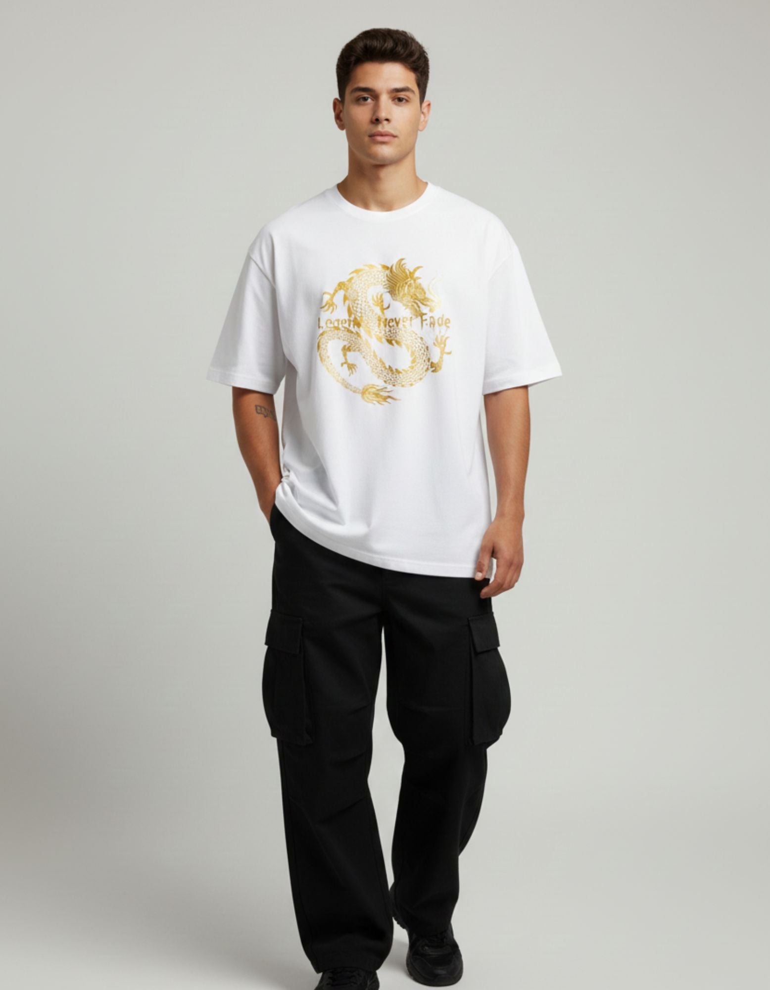 Legends Not Fade Terry T-shirt – Bold & Timeless Fashion