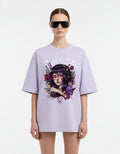 Terry Oversized Tee – Dark Rose Edition