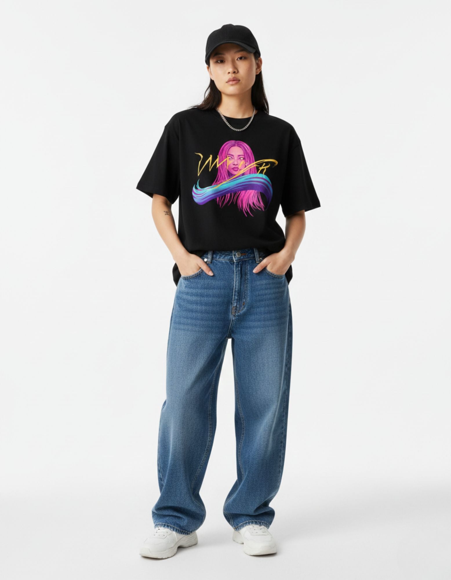 WHIRL Graphic Oversized Streetwear Tee