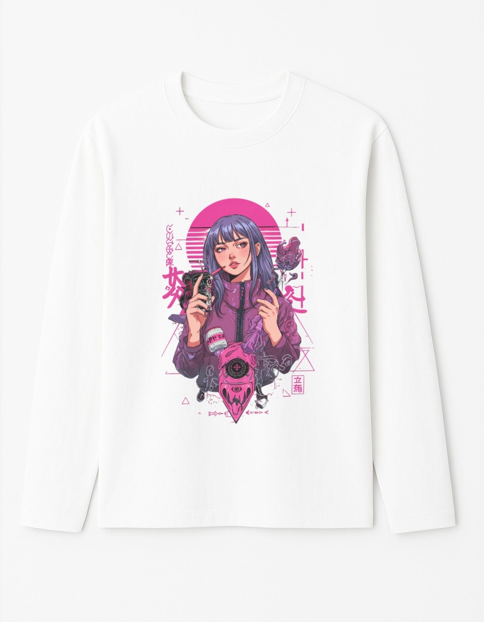 Neon Dream Girl Full Sleeve T-Shirt