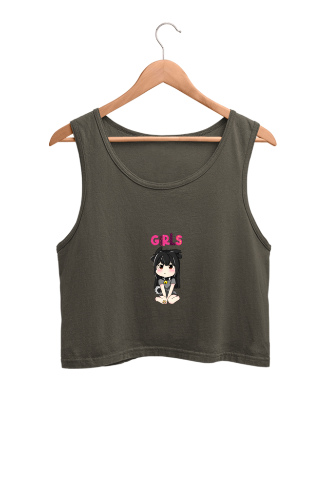 Girl Crop Tank – Confident, Bold Fashion