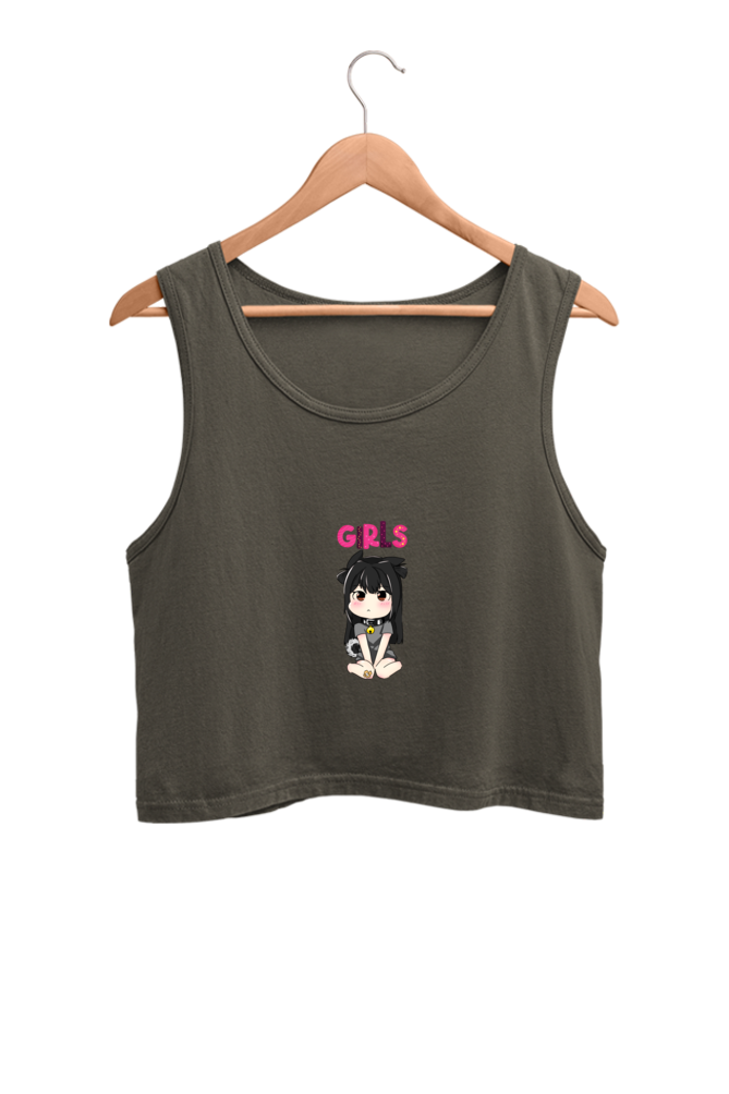 Girl Crop Tank – Confident, Bold Fashion