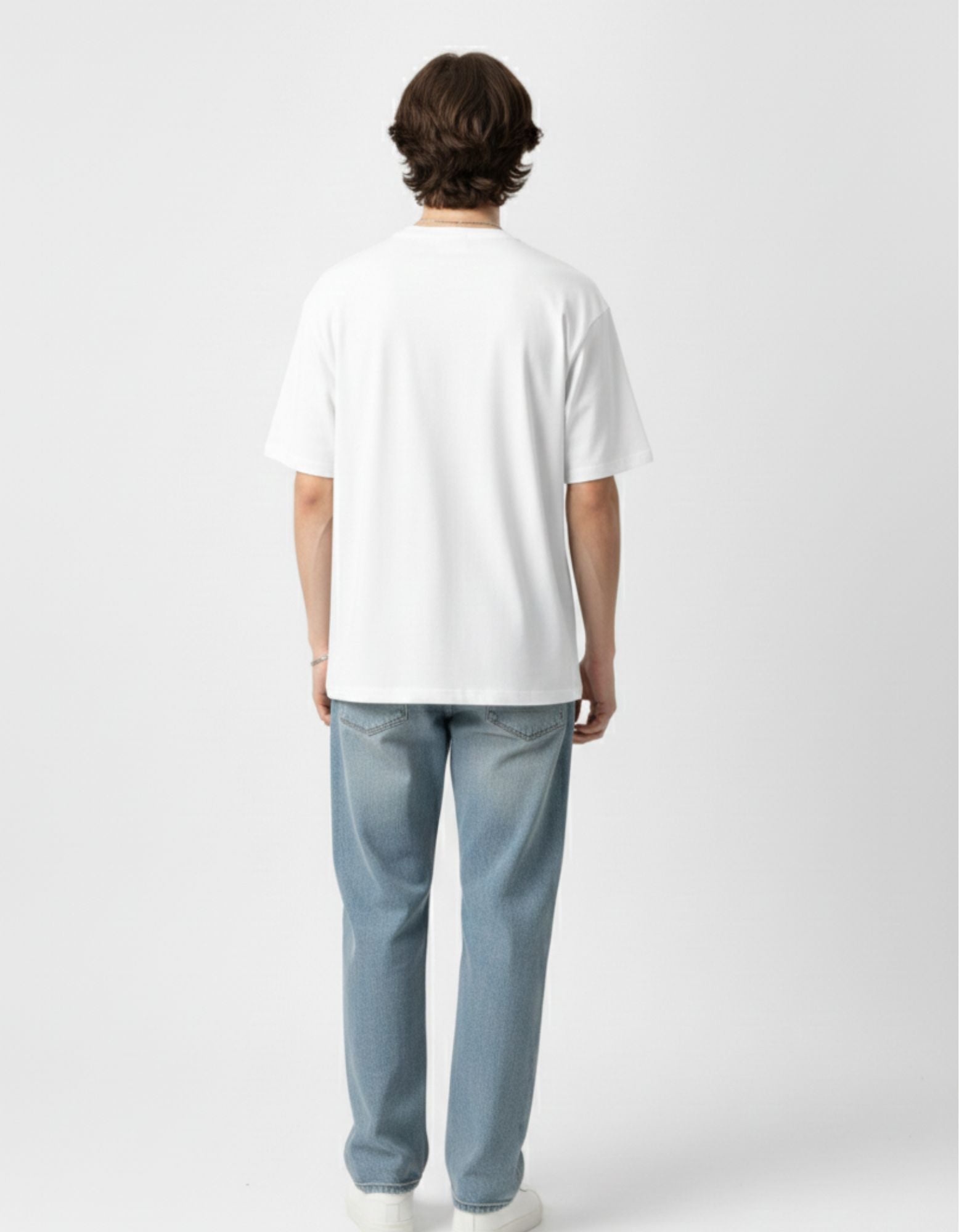 Terry Oversized T-Shirt with Lamborghini Print
