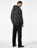 Acid Wash Hooded Sweatshirt