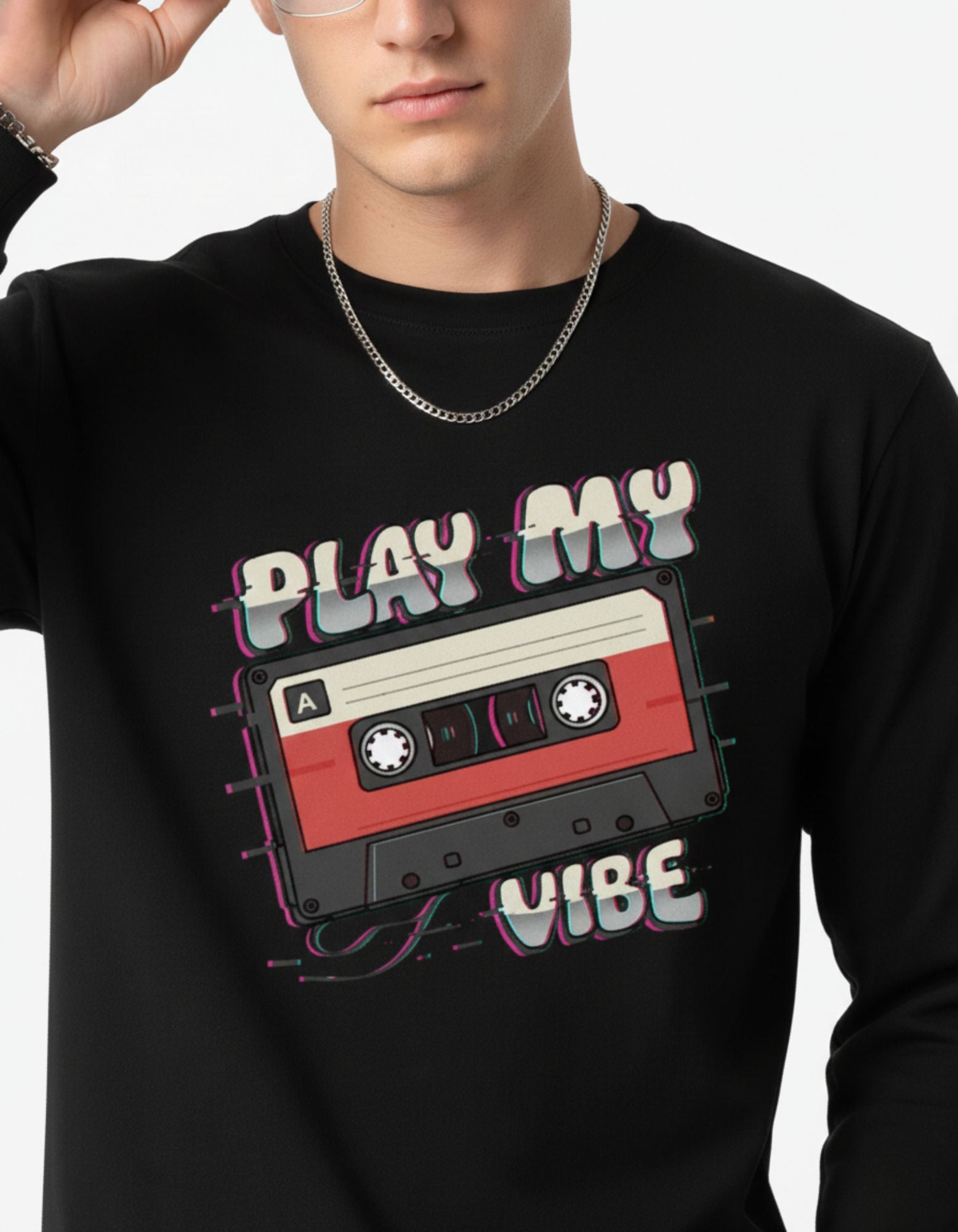 Play My Vibe Full Sleeve T-Shirt
